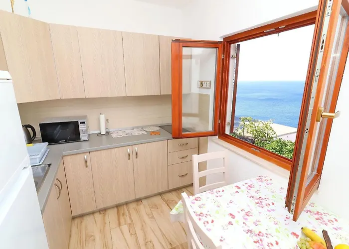 Lägenhet Seaside Hrka - Comfort One Bedroom With Terrace And Sea View 1 Orebić